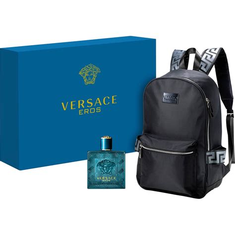 versace perfume with free backpack|versace weekend bag free gift.